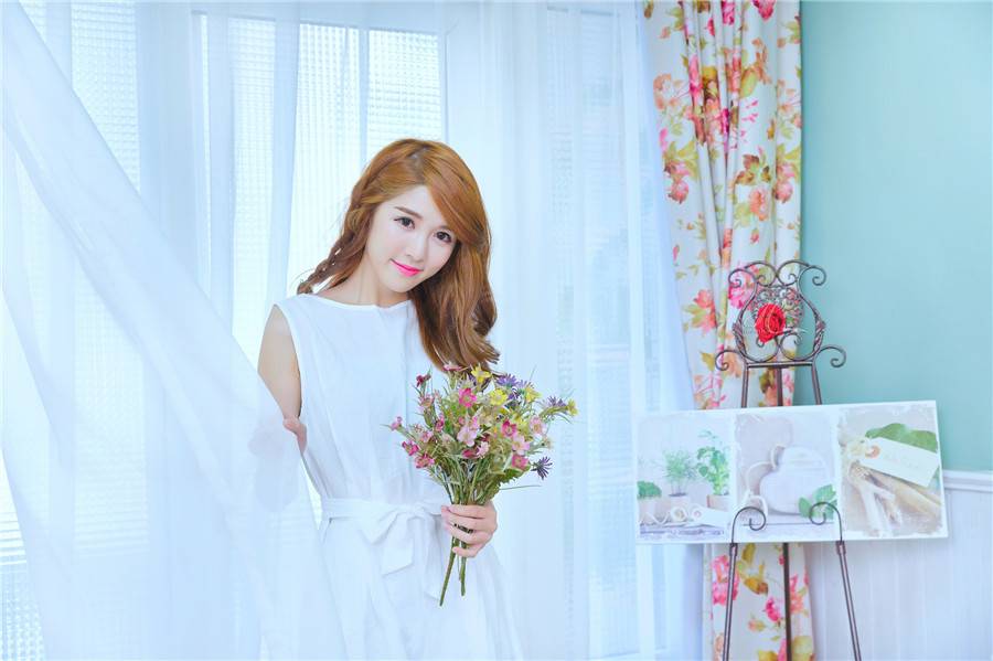 粉嫩美女活力青春写真-2