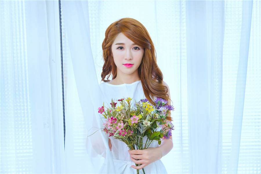 粉嫩美女活力青春写真-3