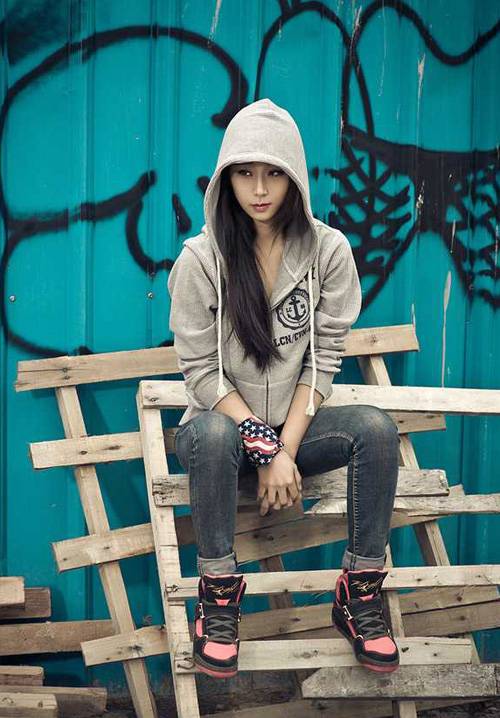 个性性感美女青春活力-5