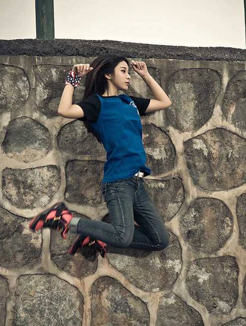 个性性感美女青春活力-7