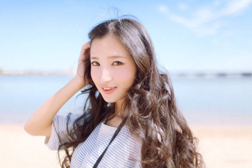 阳光春日清浅沙滩-3