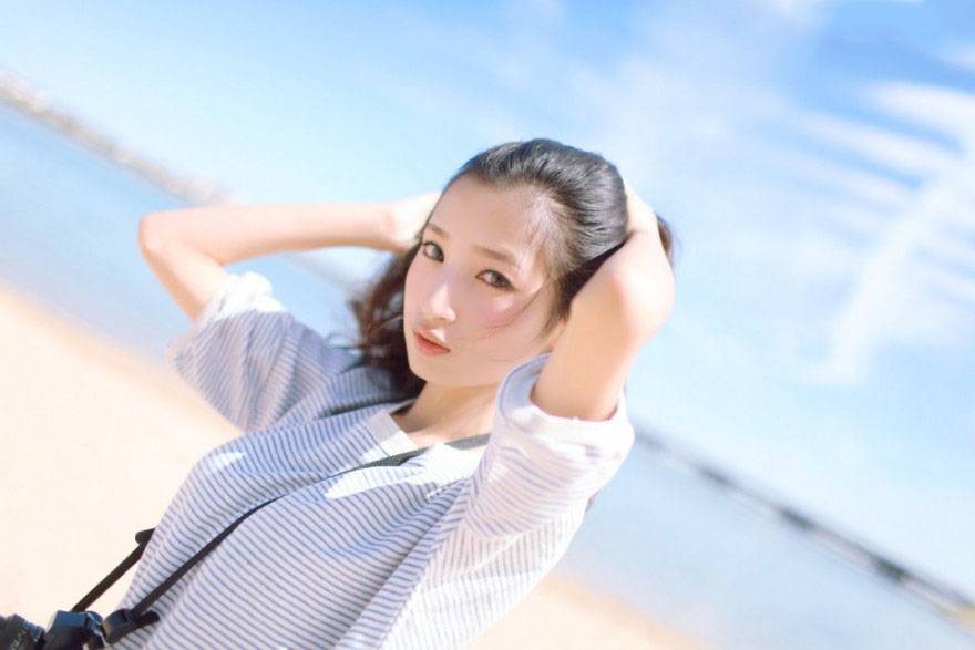 阳光春日清浅沙滩-4