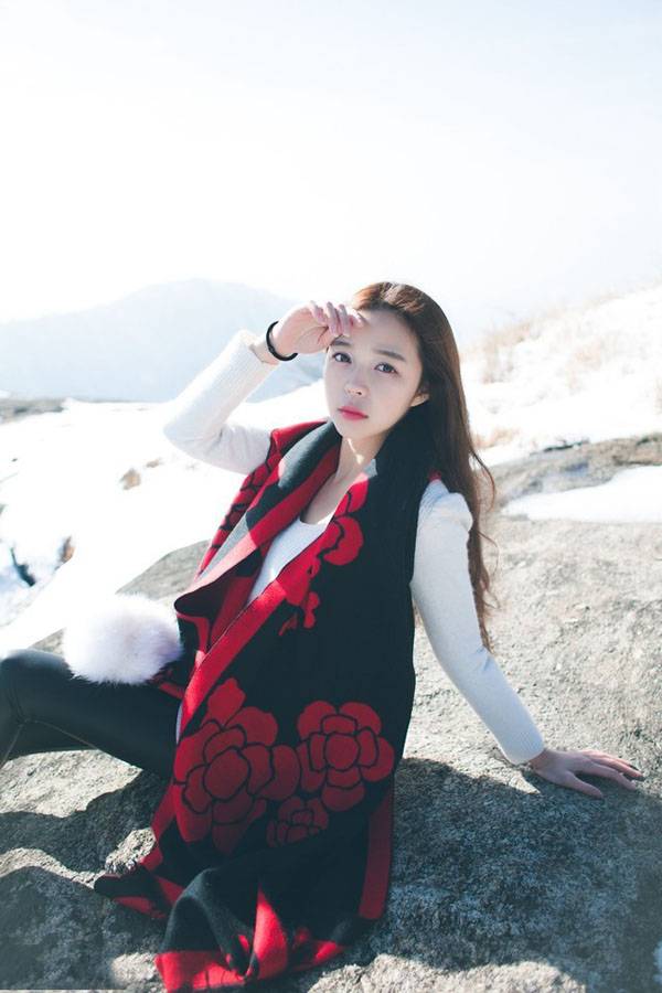 冬日里的可爱妹妹-2