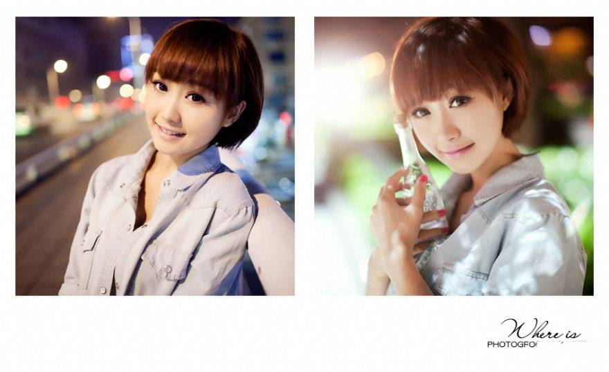 清甜白嫩女生唯美街拍-6