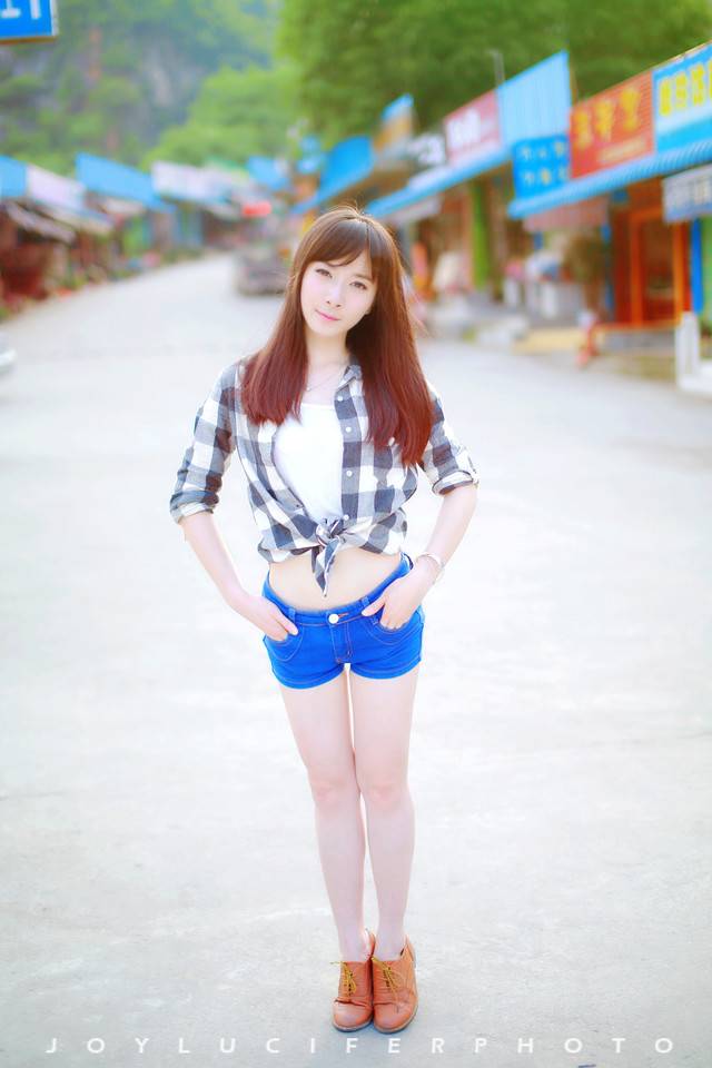 长腿美女的小清新写真图片-2