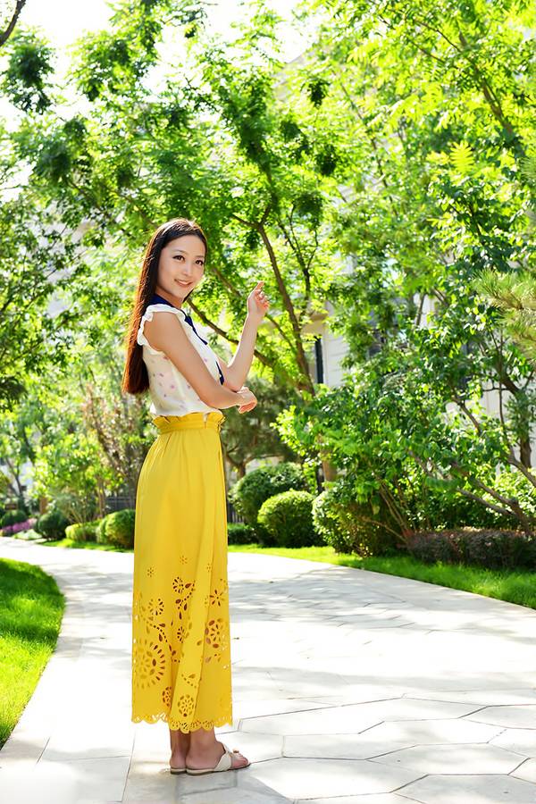 清新淑女长裙夏日写真-2