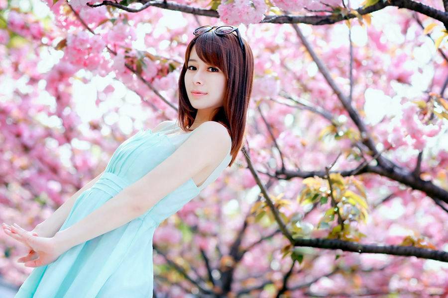 粉嫩美女迷人街拍唯美写真-3