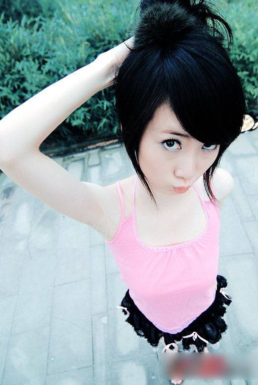 学校超清纯美眉自拍照-5