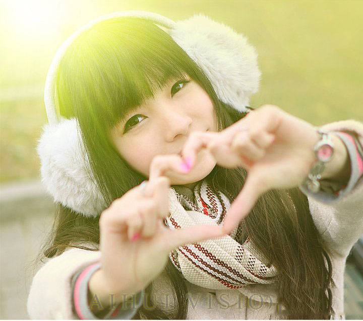 冬日温暖的午后阳光女孩可爱写真-9