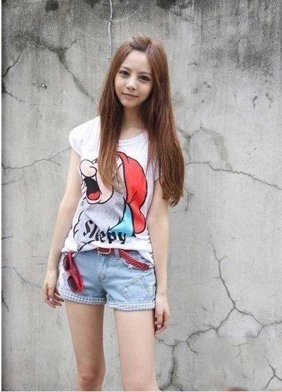 一组可爱小清新妹子很迷人-5