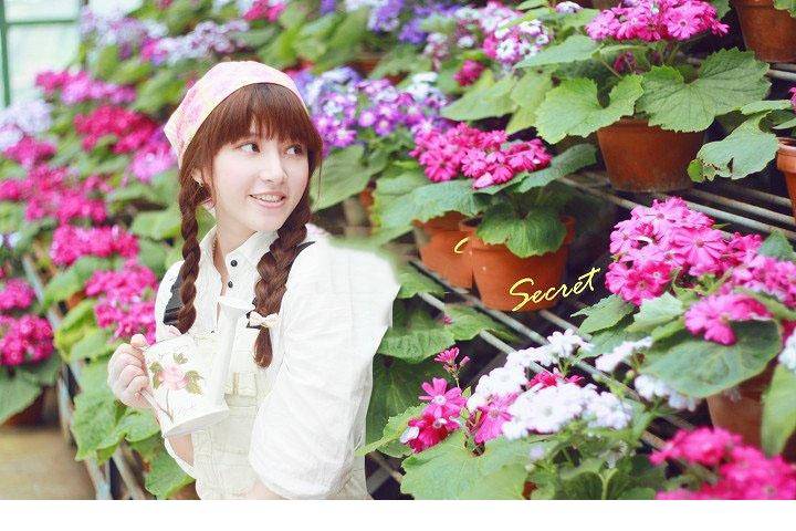 花房里清新小美人园丁-7