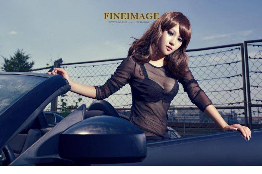 冷艳香车美女黑色大暴走-3