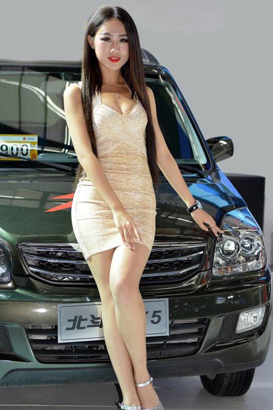 西安车展美腿模特高清写真-3