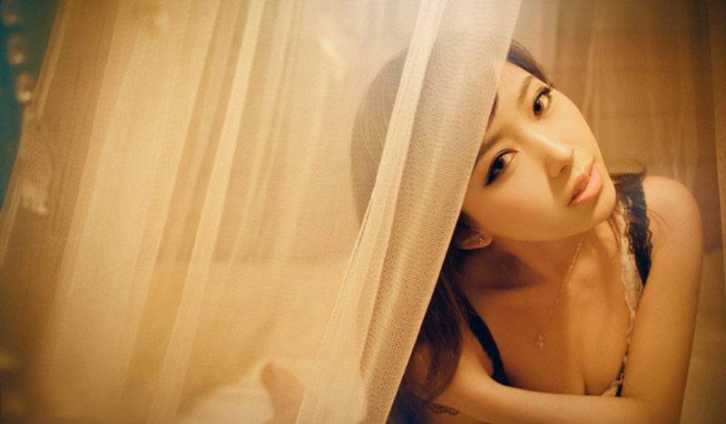 爱上你长发盘起的样子-9