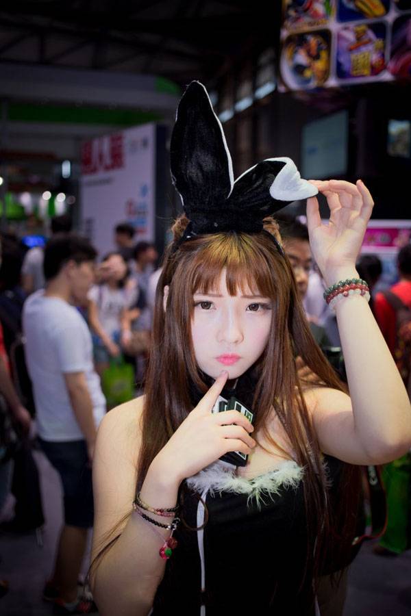 粉嫩可爱的兔女郎诱惑-6