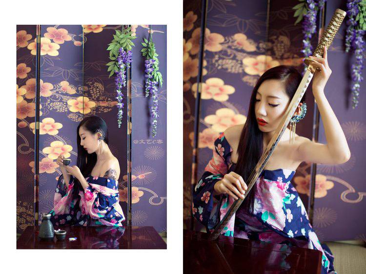 和服少女隐藏在背后的秘密