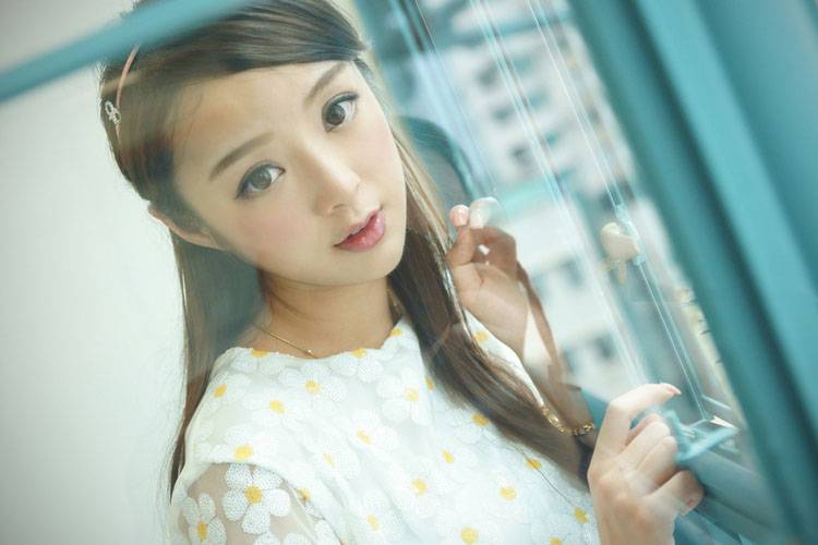 清纯少女的唯美笑容-6