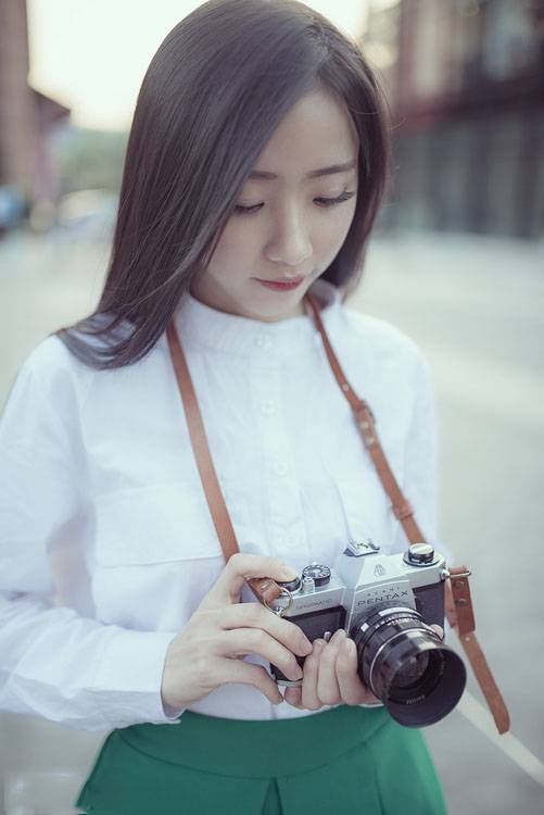 小清新美女的唯美写真-8