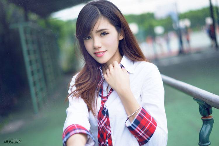 开学的第一堂课见到的校花-7