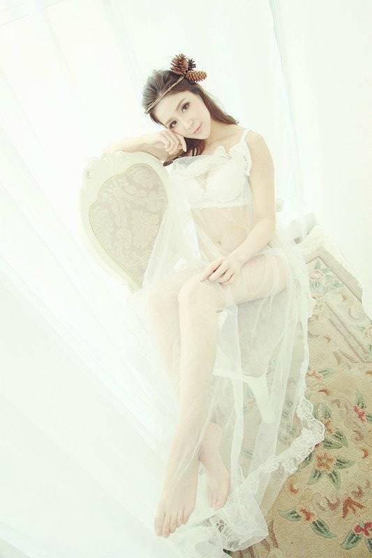 甜美俏佳人胡静唯美私照