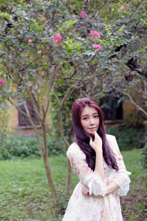 清纯绝美少女的户外写真-3