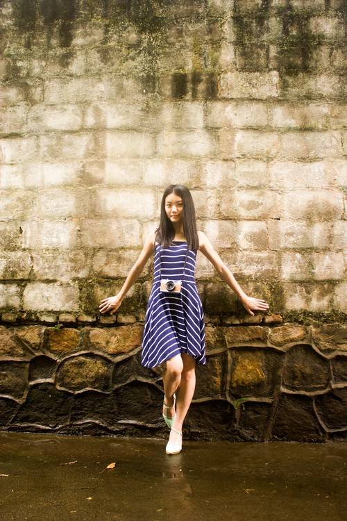 唯美少女清纯户外写真-9