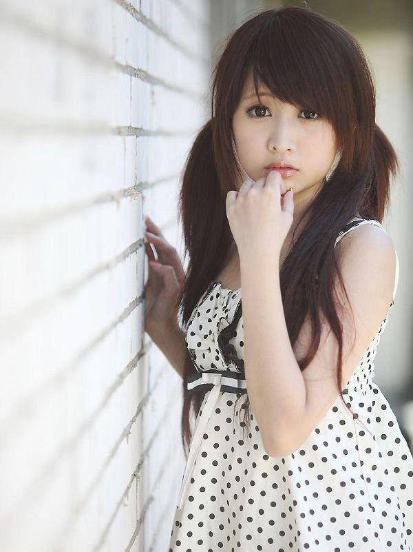 90后大眼美女可爱照-5