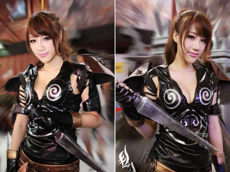 黑框眼镜妹性感展现唯美曲线-6