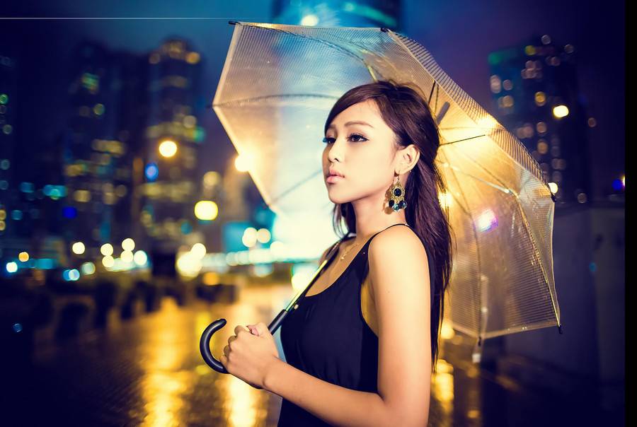 美女模特外拍迷人甜美写真-8