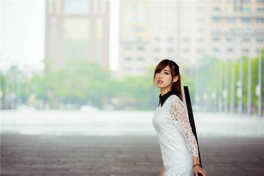 美女廖挺伶青春迷人甜美