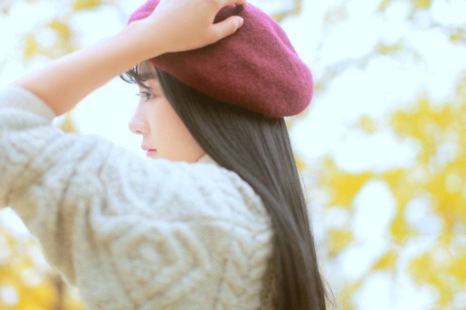 萌女孩笑靥明媚小清新写真-2