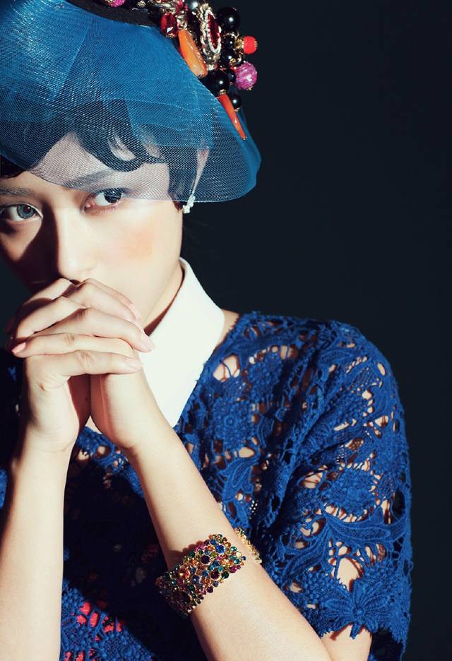 模特依力复古写真展女王风采-7