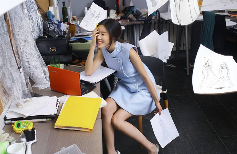 马昕墨变身职业上班OL-4