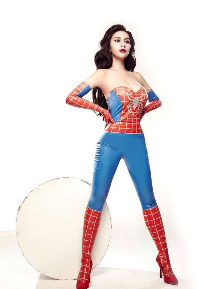 苏梓玲变女蜘蛛侠火辣性感-9