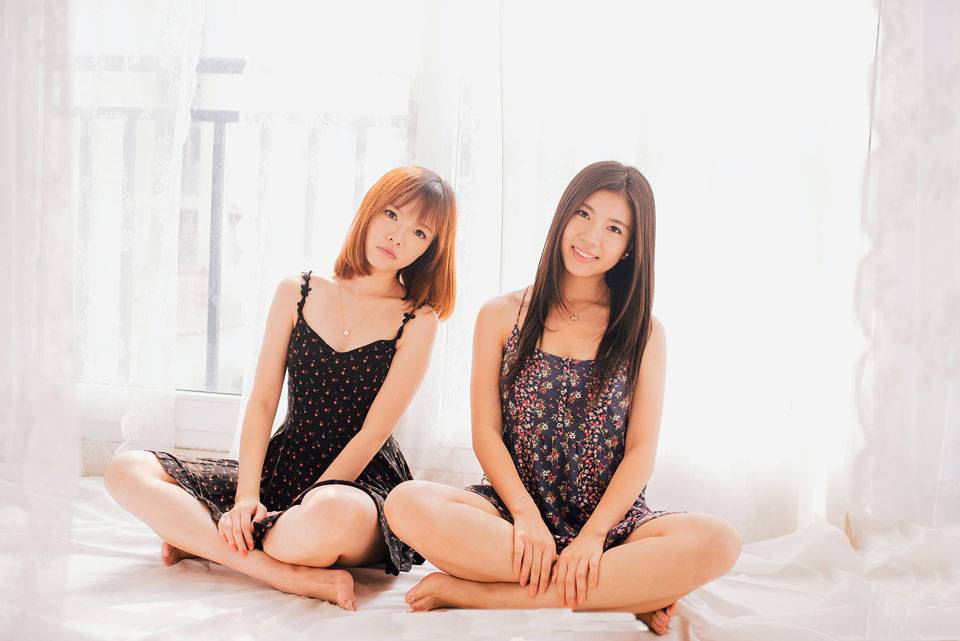 甜美可爱的美女姐妹花-5