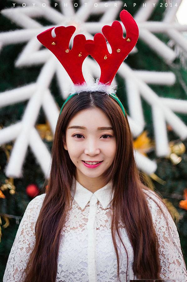 可爱小鹿少女的甜美-7