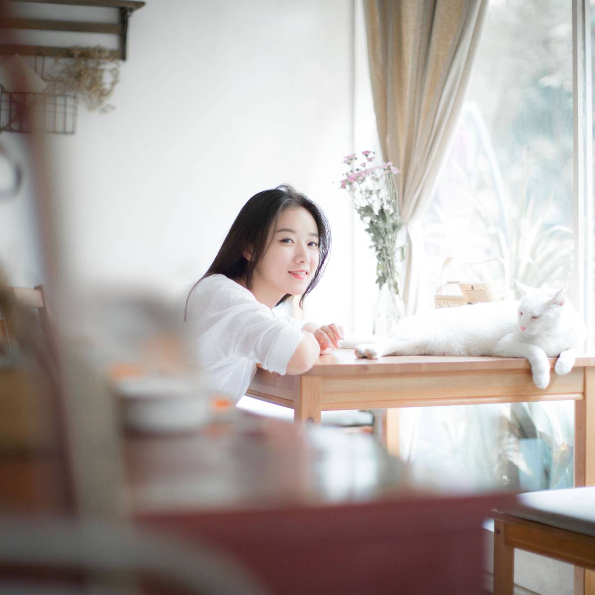 可爱甜美少女迷人微笑-5