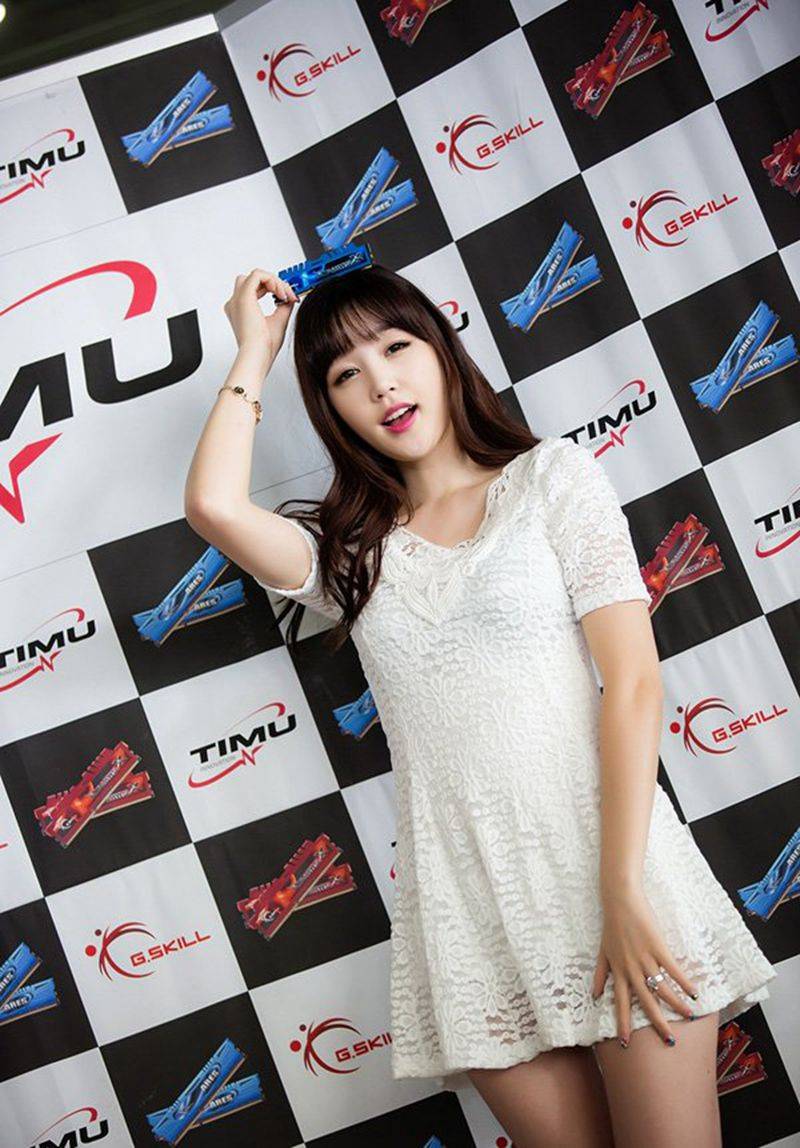 韩国车模洪智妍紧身裙高清性感写真-10