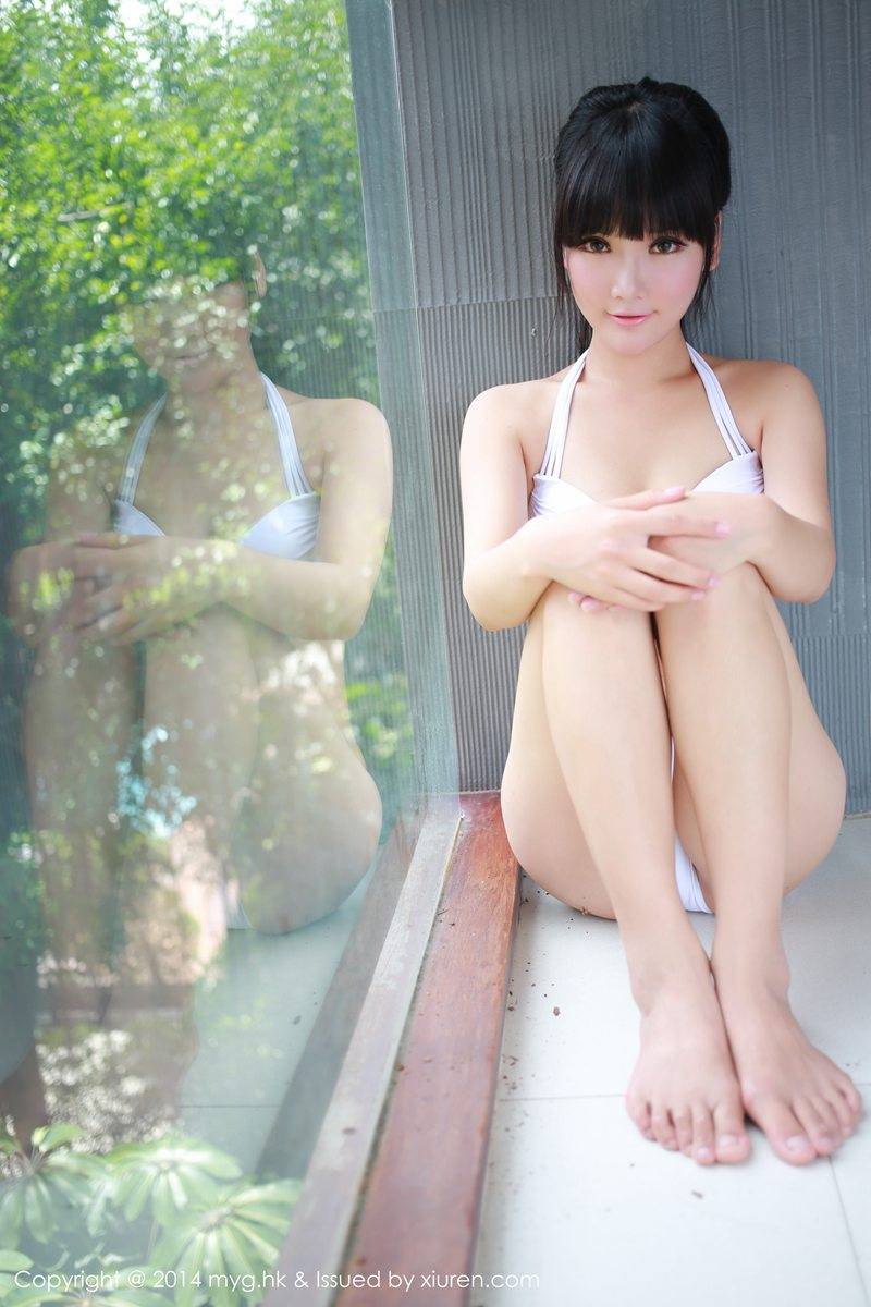 美媛馆美女模特妮儿Bluelabel沙滩比基尼内衣诱惑写真-21