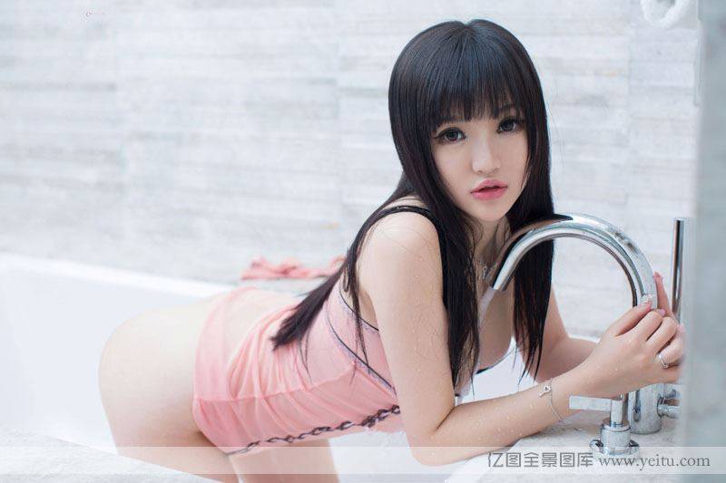 尤果网性感美女模特米妮MM浴室私房写真-20