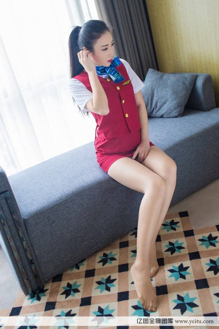 美女模特Wendy智秀空姐制服诱惑美艳诱惑