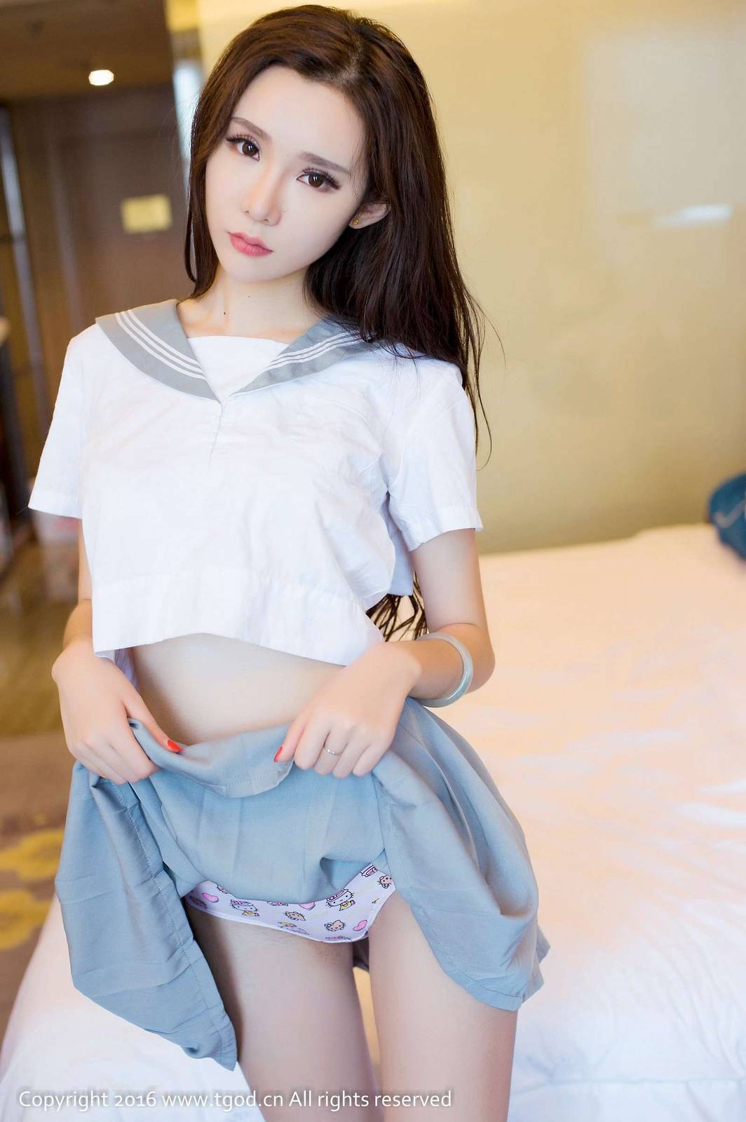 推女神美女模特萌琪琪性感酥胸纤细美腿-22