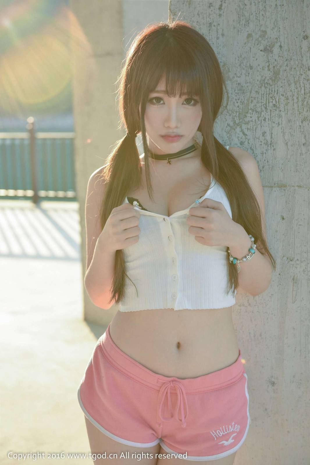 推女神美女模特朱若慕比基尼性感云曼旅拍-45