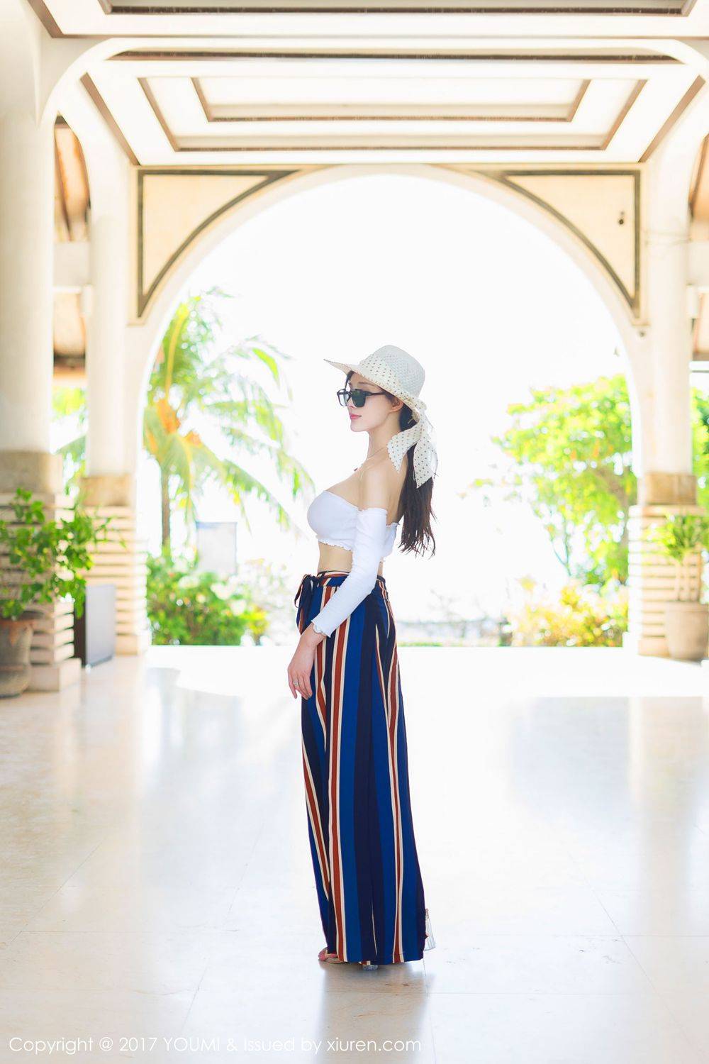 尤蜜荟美女模特周妍希情趣内衣巴厘岛旅拍-19