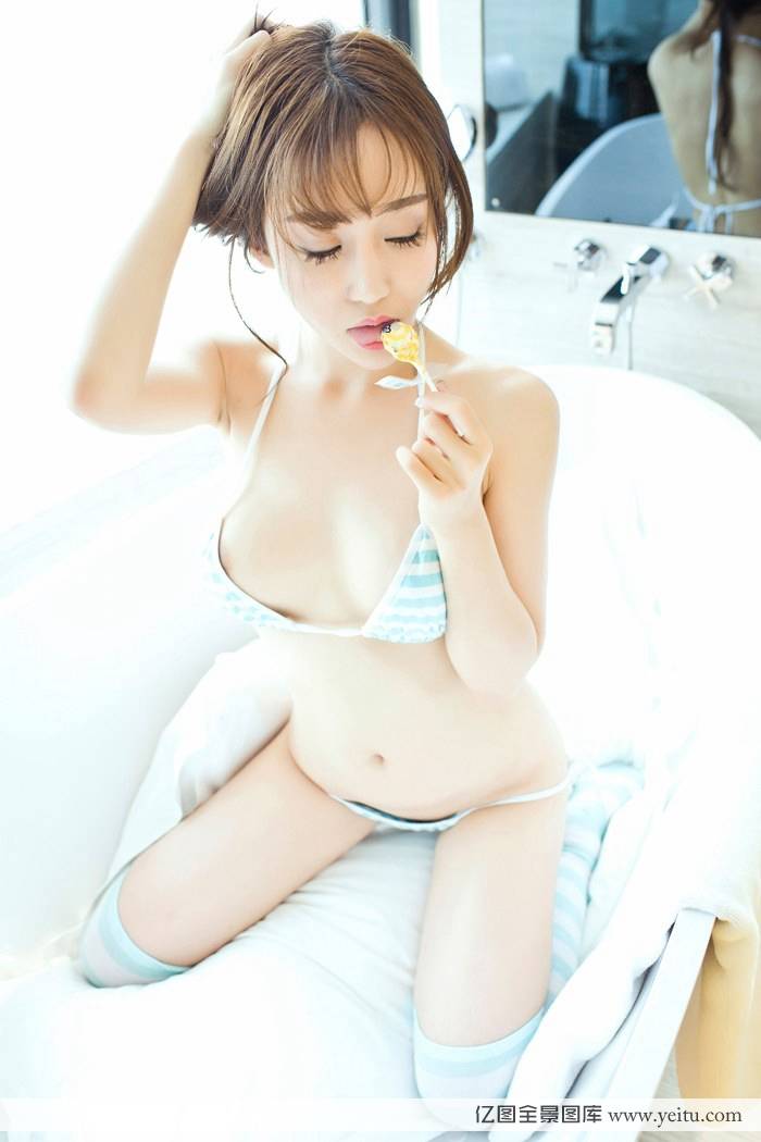 尤果网美女模特顾籼诱惑内衣秀美胸翘臀私房写真-52