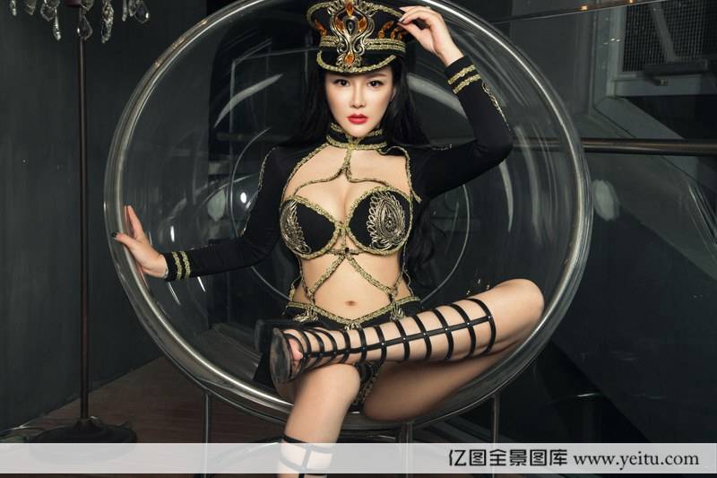 尤果网巨乳女王沈诺馨制服诱惑蕾丝内衣写真-54