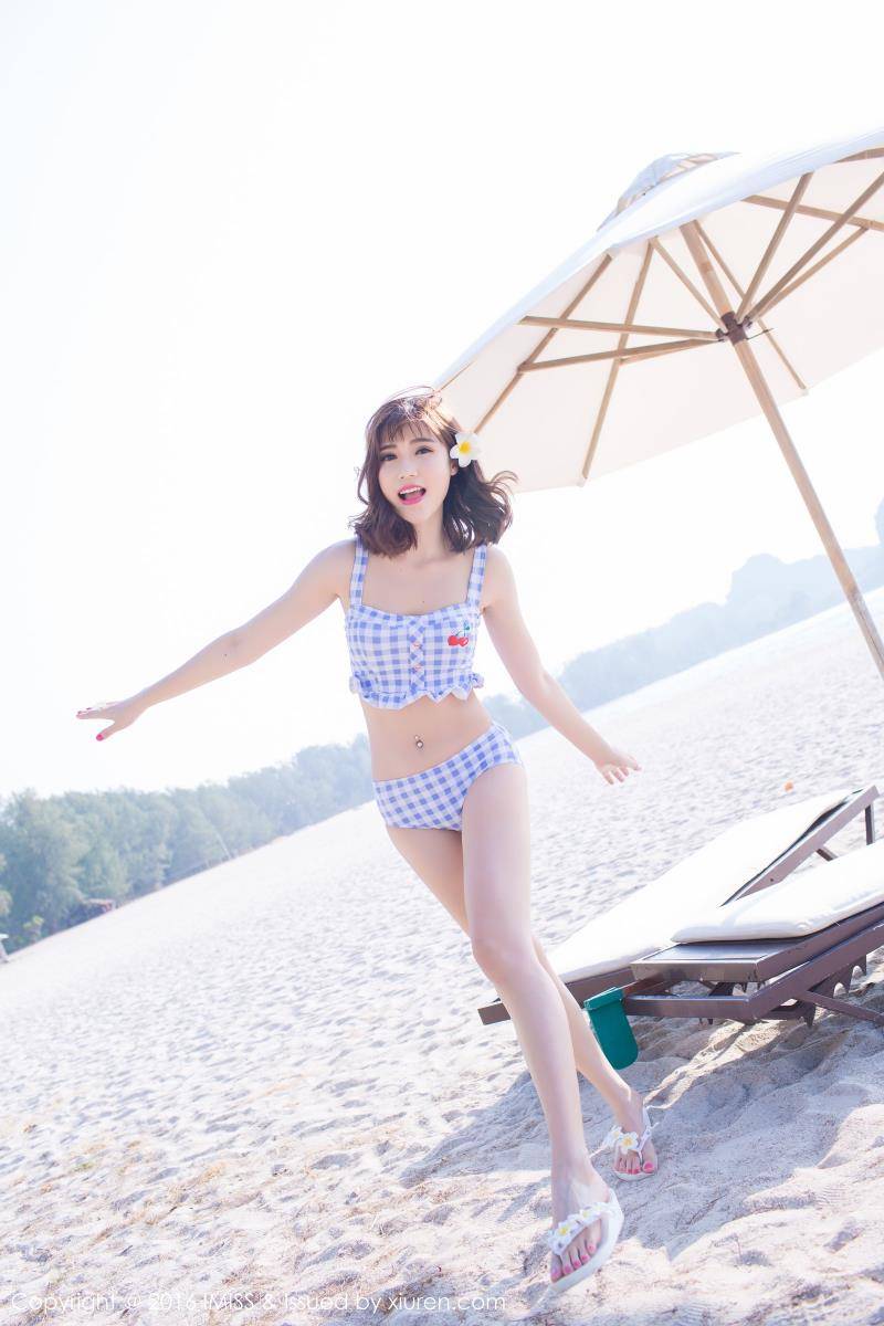 爱蜜社气质美女Sandy陈天扬兰卡威旅拍写真-26