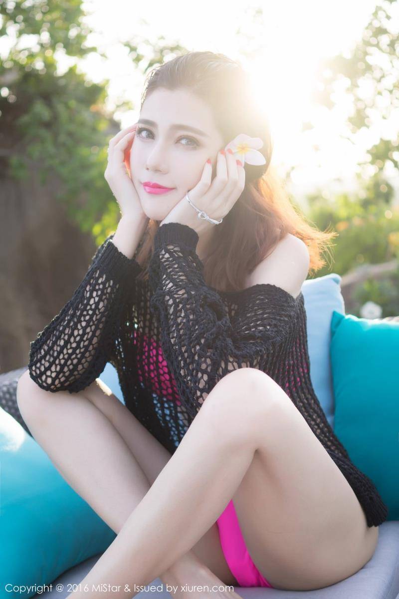 魅妍社美女模特陈天扬Sandy比基尼美腿苏梅岛旅拍-41