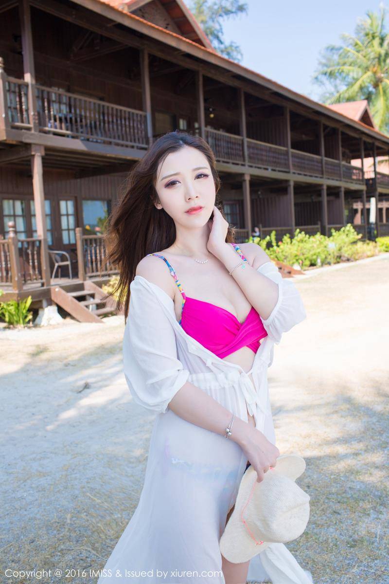 爱蜜社美女模特淼淼萌萌哒(王淼)气质美腿清秀写真-23