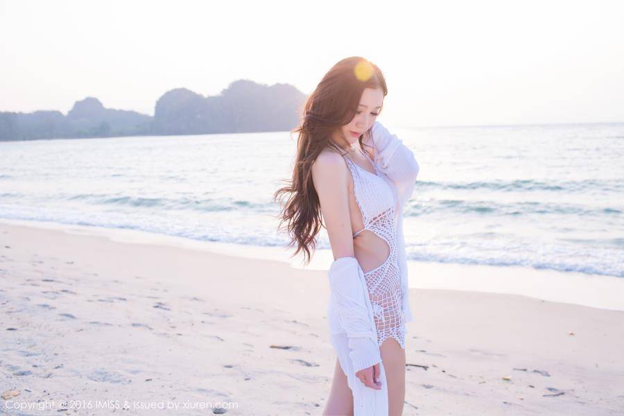 爱蜜社美女模特淼淼萌萌哒(王淼)气质美腿清秀写真-43